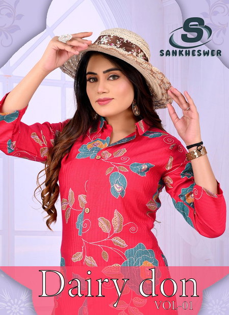 Dairy Don Vol 1 By Sankheswer Viscose Barline Printed Top With Bottom Wholesalers In Delhi